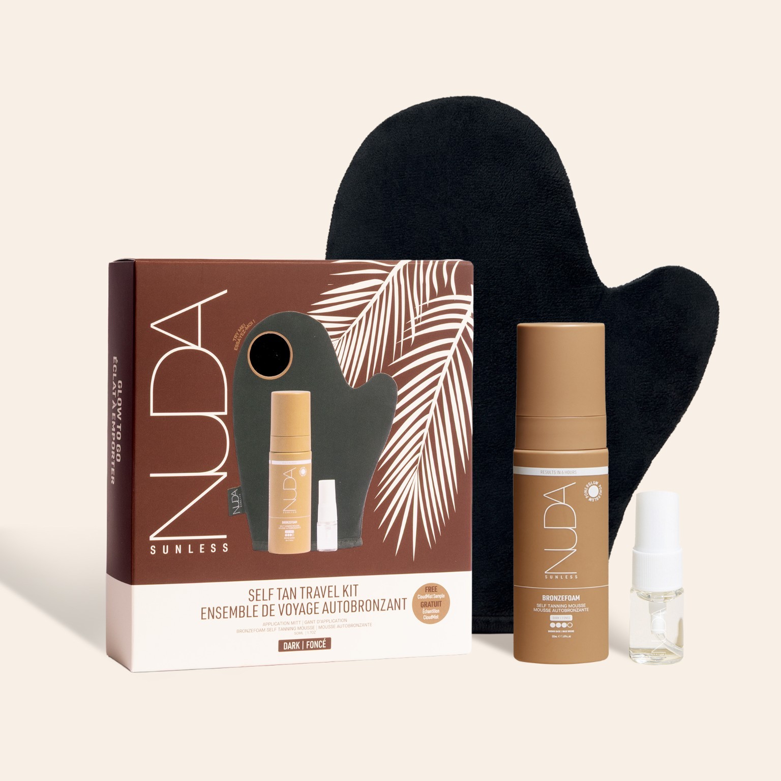 NUDA Self Tan Travel Kit